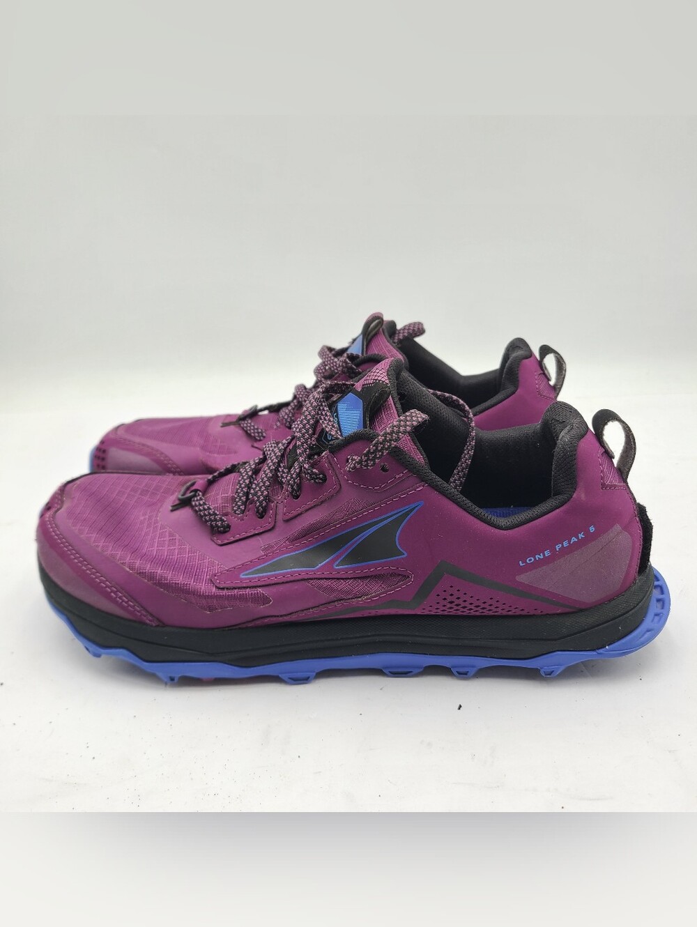 B43 Altra Womens Lone Peak 5 Size 11 Dark Port Light Rose AL0A4VR7607
